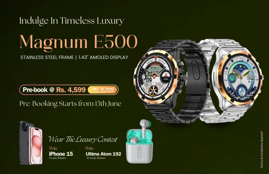 Ultima Lifestyle Unveils the Magnum E500: A New Era of Luxury Smartwatch